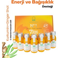 Planto Plantohealth Shots No1 (Kurkumin+Zencefil+Vitamin C+Koenzim Q10)-Avantajlı Yedili Paket