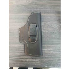 Yücel Av Bayii Glock Tabanca Ince Deri Maşalı Iç Kılıf