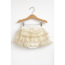 Kardeşler Bebe Kız Bebek Tüllü Fırfırlı Külotlu Etek