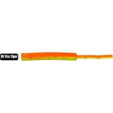 ef&fe Effe Baby Worm Uv Fire Tiger 5.2 cm Silikon Lrf Yemi 12 Adet