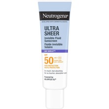 Neutrogena Ultra Sheer Age Shield Fluid SPF50 Yüz Güneş Koruyucu, 50 ml