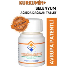 Custom Supplements® 37.5 Mg Kurkumin + 10 Mcg Selenyum Ağızda Dağılan Tablet (30 Tablet) Patentli Formülasyon