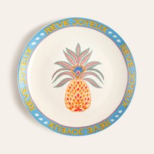 Zsa Zsa Zsu Luohu Porselen Pasta Tabağı 21 Cm Renkli