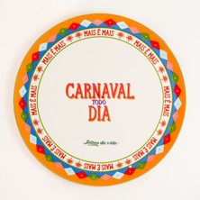 Zsa Zsa Zsu Lublın Porselen Pizza Tabağı 33 Cm Sarı