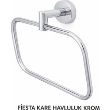 Onno Fiesta Kare Havluluk Krom