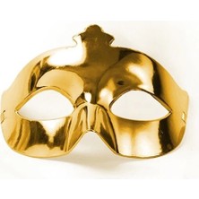 Epilons Altın Renk Ekstra Parlak Balo Maskesi