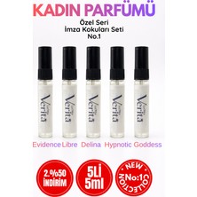 La Mia Verita Parfüm Deneme Seti No:1 Kadın Parfümü Farklı Seçkin Kokulardan Oluşan Edp 5 ml x 5 Adet