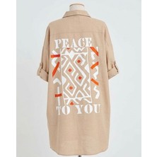 See More Italyan Keten Tunik Gömlek Kimono