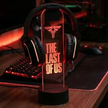Tlou The Last Of Us Tasarımlı Dekoratif LED Işıklı Gaming Kulaklık Standı - Oyuncu Odası Aksesuarı