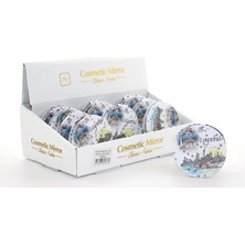 Elizmoda Taşlı Istanbul Tasarımı El Aynası Ince Model 12