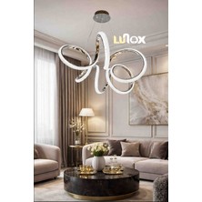 Lunox Avize Lunox Aviora Modern LED Avize, Krom Sarkıt Avize, Salon Için Modern Avize, Halka Tasarım Avize