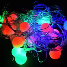 Elizmoda Gün Işığı - Top 3mt Pilli 2 Fonksiyonlu Peri LED - Dekor Lamba (5067)