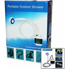Elizmoda Taşınabilir Duş Seti – Pompalı ve Şarjlı