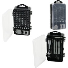 Elizmoda 115İN1  Saatçi - Telefoncu Bits Tornavida Seti 98PCS Uç + 1-T.vida Sapı + Telefon Aparatları (5067)