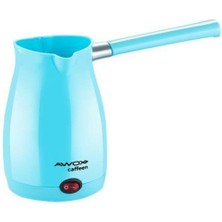 Elizmoda Awox Caffeen  Mavi  Elektrikli Cezve  Türk Kahvesi  Makinesi  Plastik   Çift Ağız   0.4lt - 5 Fincan   1000W (5067)
