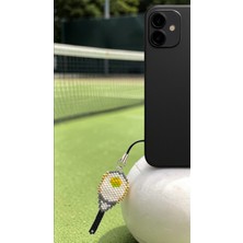 Seard Miyuki Boncuk El Yapımı Tenis Raketi Telefon Çarmı - Charm 3
