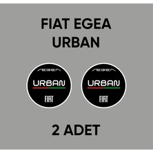 CRF Reklam Promosyon Matbaa Gerçek Metal Egea Cross Urban Italya Logo Amblem Arkası Yapışkanlı 5 cm 2 Adet