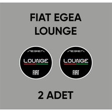 CRF Reklam Promosyon Matbaa Gerçek Metal Egea Cross Lounge Italya Logo Amblem Arkası Yapışkanlı 5 cm 2 Adet