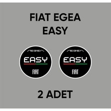 CRF Reklam Promosyon Matbaa Gerçek Metal Egea Cross Easy Italya Logo Amblem Arkası Yapışkanlı 5 cm 2 Adet