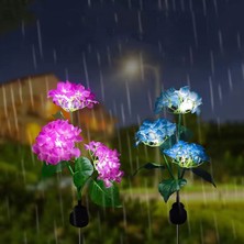 Elizmoda Güneş Enerjili Kazıklı Çiçek LED Lamba