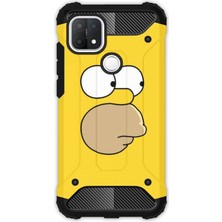 Egstech Oppo A15 - Oppo A15S Kılıf Army Tank Full Koruma Antishock - Simpson