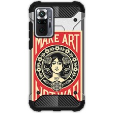 Egstech Xiaomi Redmi Note 10 Pro Kılıf Army Tank Full Koruma Antishock - Make Art