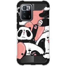 Egstech Xiaomi Poco X3 Gt Kılıf Army Tank Full Koruma Antishock - Sevimli Panda