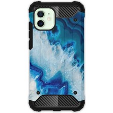 Egstech Apple iPhone 12 / 12 Pro Kılıf Army Tank Full Koruma Antishock - Koyu Ametist
