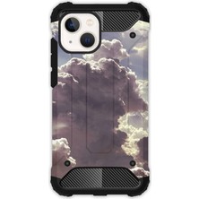 Egstech Apple iPhone 13 Kılıf Army Tank Full Koruma Antishock - Cloud Bulut