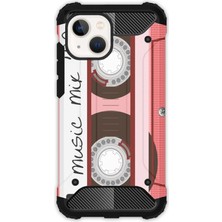 Egstech Apple iPhone 13 Kılıf Army Tank Full Koruma Antishock - Pembe Kaset
