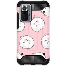 Egstech Xiaomi Redmi Note 10 Pro Kılıf Army Tank Full Koruma Antishock - Tombul Kuzular