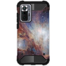 Egstech Xiaomi Redmi Note 10 Pro Kılıf Army Tank Full Koruma Antishock - Uzay