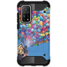 Egstech Xiaomi 10T - 10T Pro Kılıf Army Tank Full Koruma Antishock - Balonlu Ev