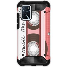 Egstech Oppo A16 Kılıf Army Tank Full Koruma Antishock - Pembe Kaset