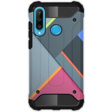 Egstech Huawei P30 Lite Kılıf Army Tank Full Koruma Antishock - 6d Renkler