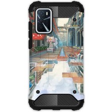 Egstech Oppo A16 Kılıf Army Tank Full Koruma Antishock - 3D Anime