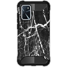 Egstech Oppo A16 Kılıf Army Tank Full Koruma Antishock  Gate Mermer