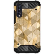 Egstech Samsung Galaxy A70 Kılıf Army Tank Full Koruma Antishock - Golden