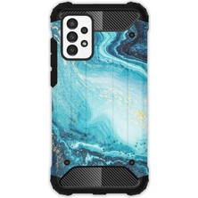 Egstech Samsung Galaxy A32 4g Kılıf Army Tank Full Koruma Antishock - Işlenmiş Ametist