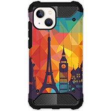 Egstech Apple iPhone 13 Kılıf Army Tank Full Koruma Antishock - City Symbol