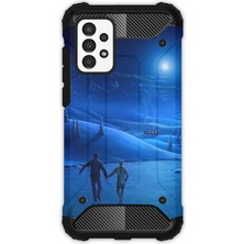 Egstech Samsung Galaxy A52 Kılıf Army Tank Full Koruma Antishock - Cold Love