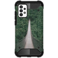 Egstech Samsung Galaxy A52 Kılıf Army Tank Full Koruma Antishock - Korku Köprüsü