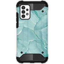 Egstech Samsung Galaxy A52 Kılıf Army Tank Full Koruma Antishock - Yakut