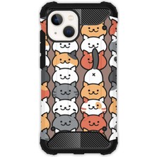 Egstech Apple iPhone 13 Kılıf Army Tank Full Koruma Antishock - Nankör Kedi