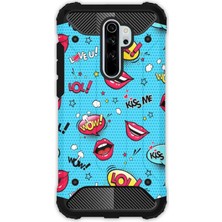 Egstech Xiaomi Redmi Note 8 Pro Kılıf Army Tank Full Koruma Antishock - Öp Beni Woww