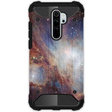 Egstech Xiaomi Redmi Note 8 Pro Kılıf Army Tank Full Koruma Antishock - Uzay