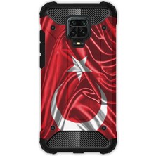 Egstech Xiaomi Redmi Note 9 Pro - 9s Kılıf Army Tank Full Koruma Antishock - Şanlı Türk