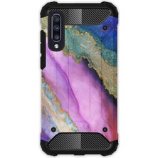 Egstech Samsung Galaxy A70 Kılıf Army Tank Full Koruma Antishock - Soho Mermer