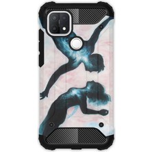 Egstech Oppo A15 - Oppo A15S Kılıf Army Tank Full Koruma Antishock - Waterlove