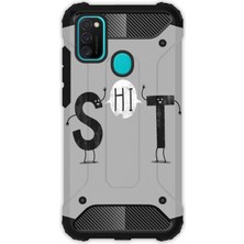 Egstech Samsung Galaxy M21 / M30S Kılıf Army Tank Full Koruma Antishock - Shit!!